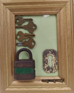 Green Lock and Keys-image